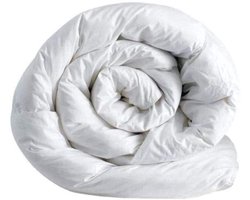 Dons Dekbed 250 x 200 cm - 100% Dons - Katoenen Overtrek - Wit