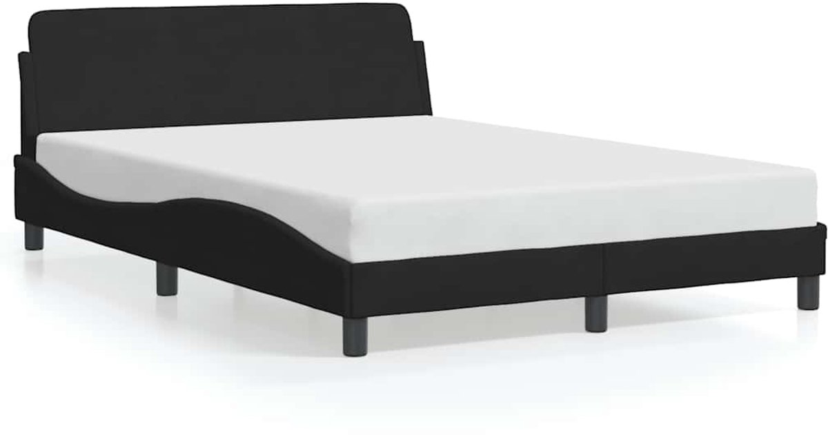 vidaXL - Bedframe - "Dover" - 120x200 - cm - fluweel - zwart