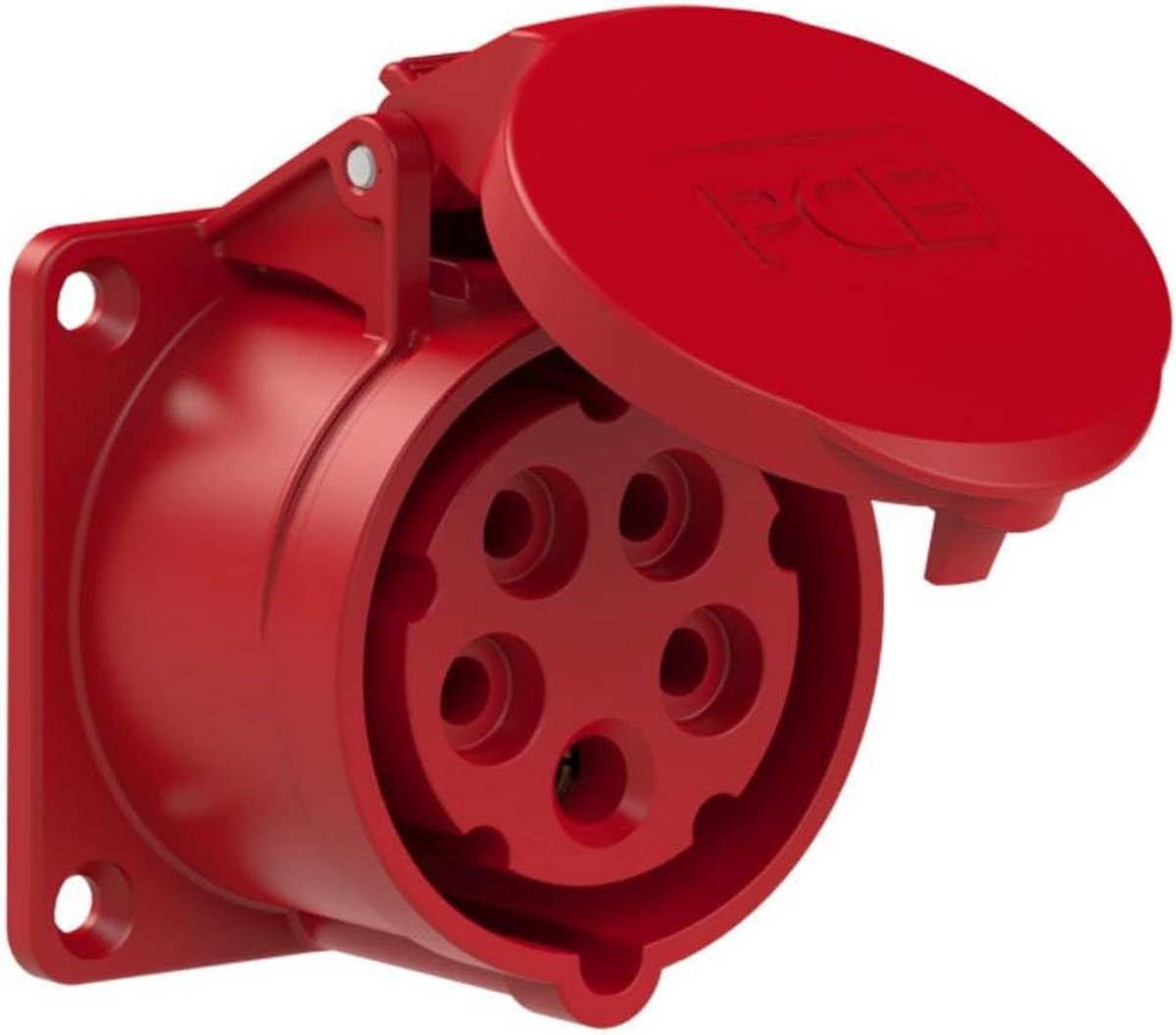 CEE Montagedoos 16A 5-Polig 400V - Industriële Inbouwcontactdoos voor Betrouwbare Stroomtoevoer