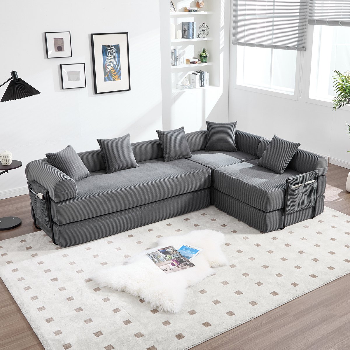 Gutent-Bank Comfortabele familiebank met opbergruimte en modulaire opbouw – vacuümverpakt