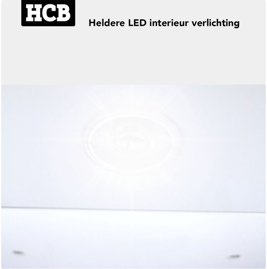 HCB® - Professionele Horeca Minibar koeling - 32L - Mini Koelkast met glazen deur - Kleine drankenkoelkast - D - Zwart - Flessenkoelkast - Bier koelkast - tafelmodel - 45.2x38.5x48.6 cm (DxBxH) - 11 kg - Frigo - 9967 van hcb — afbeelding 5
