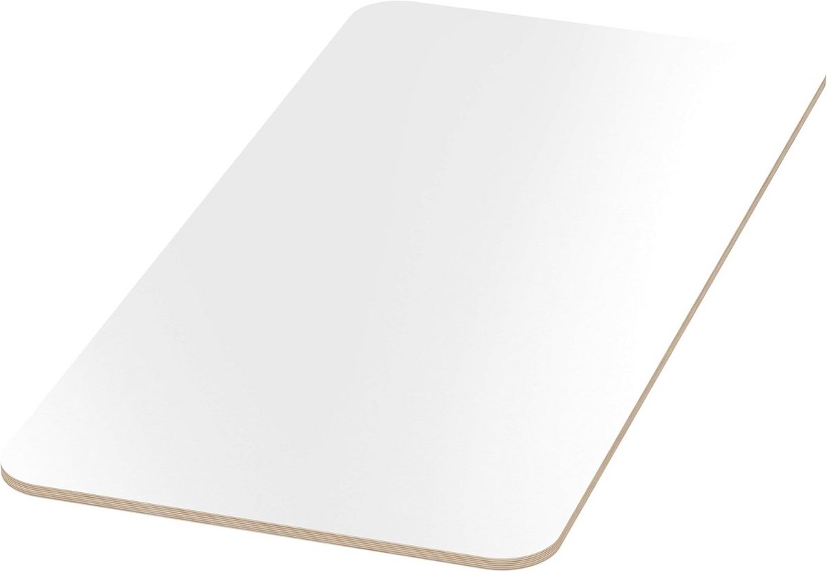 Multiplex Tafelblad 18mm Wit Melamine Gecoat Rechthoekig Werkblad op Maat