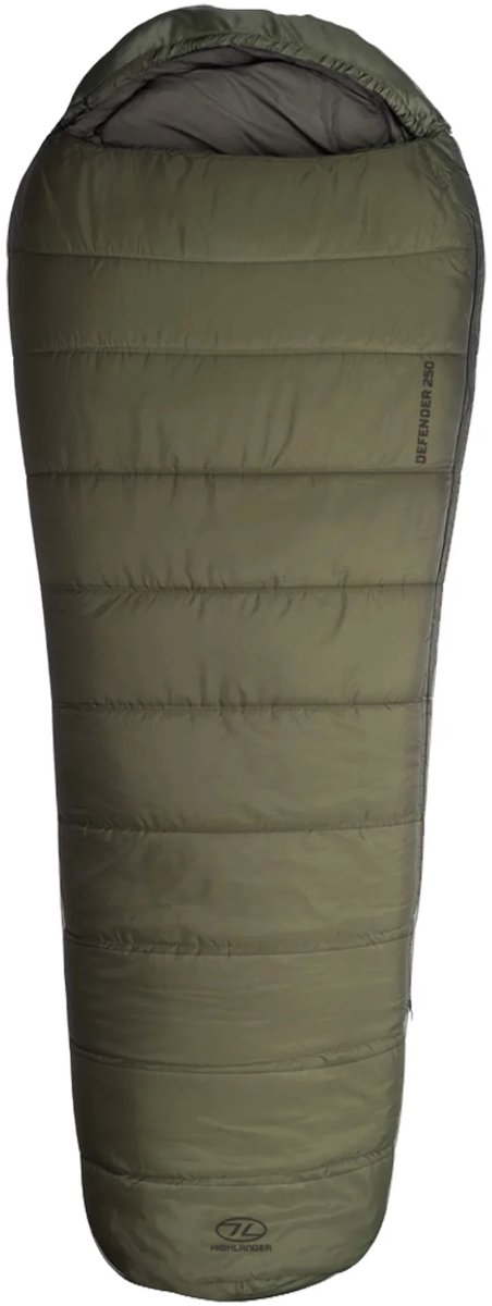 Highlander Forces mummyslaapzak Defender 250 6°C - Groen