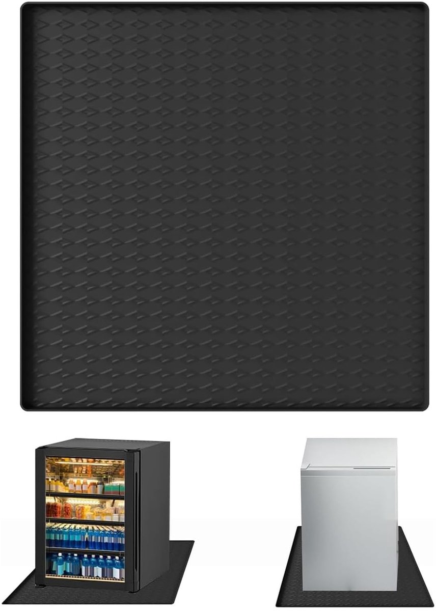 Unyqoos® Siliconen vloermat voor koelkast en wasmachine met antislip functie