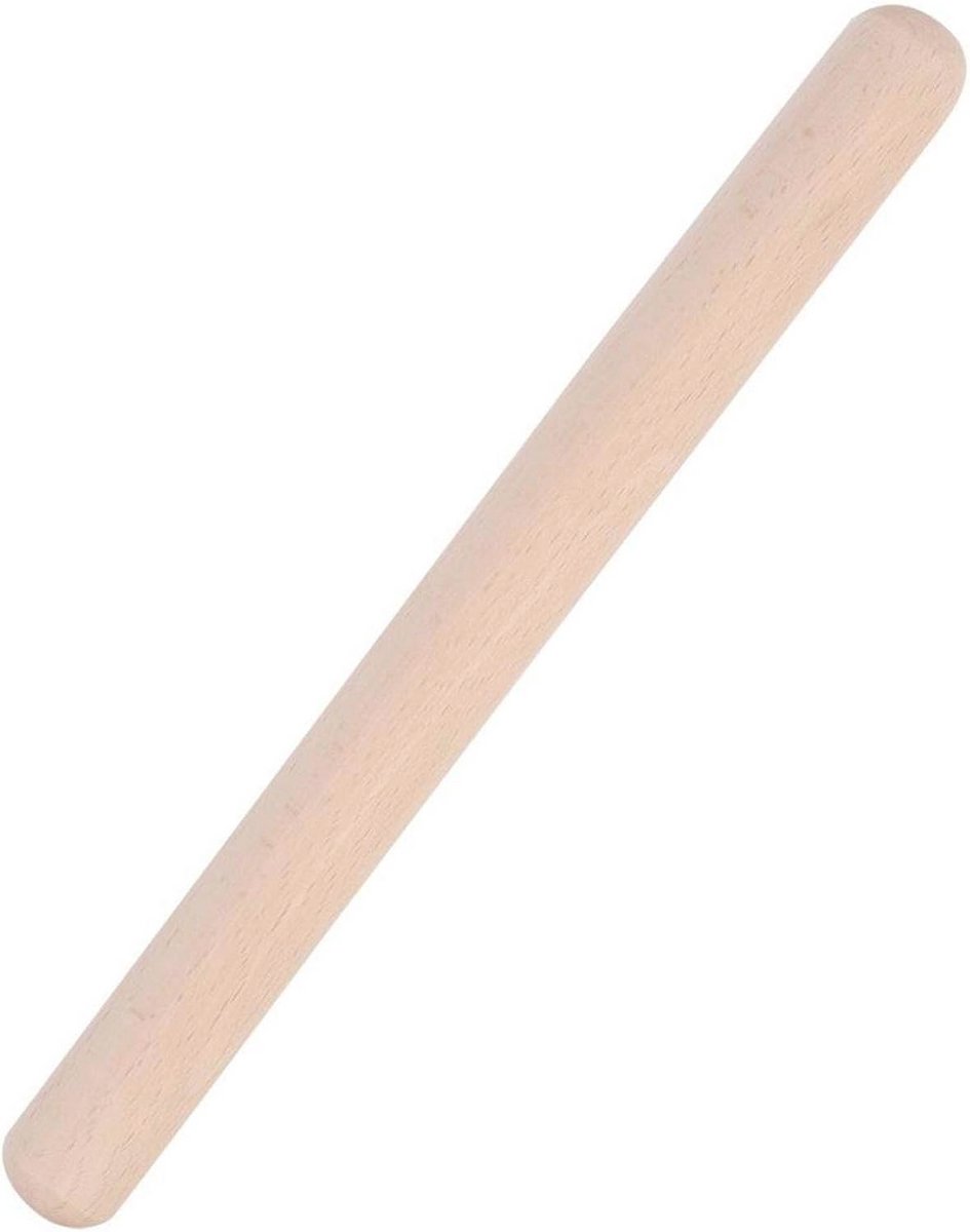 Houten deegroller voor bakken, 29cm
