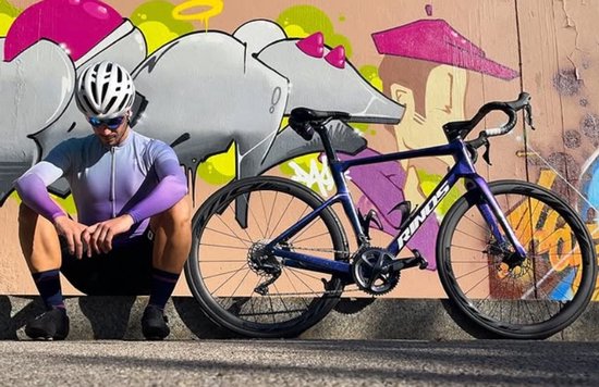 Rinos Odin3 Carbon Road - RaceFiets - met SHIMANO 105 ST-R7000 - 22 versnellingen en schijfremmen - lichte fiets voor dames en heren - 700 x 40C - Zwart Rood S-52 van Rinos — afbeelding 5