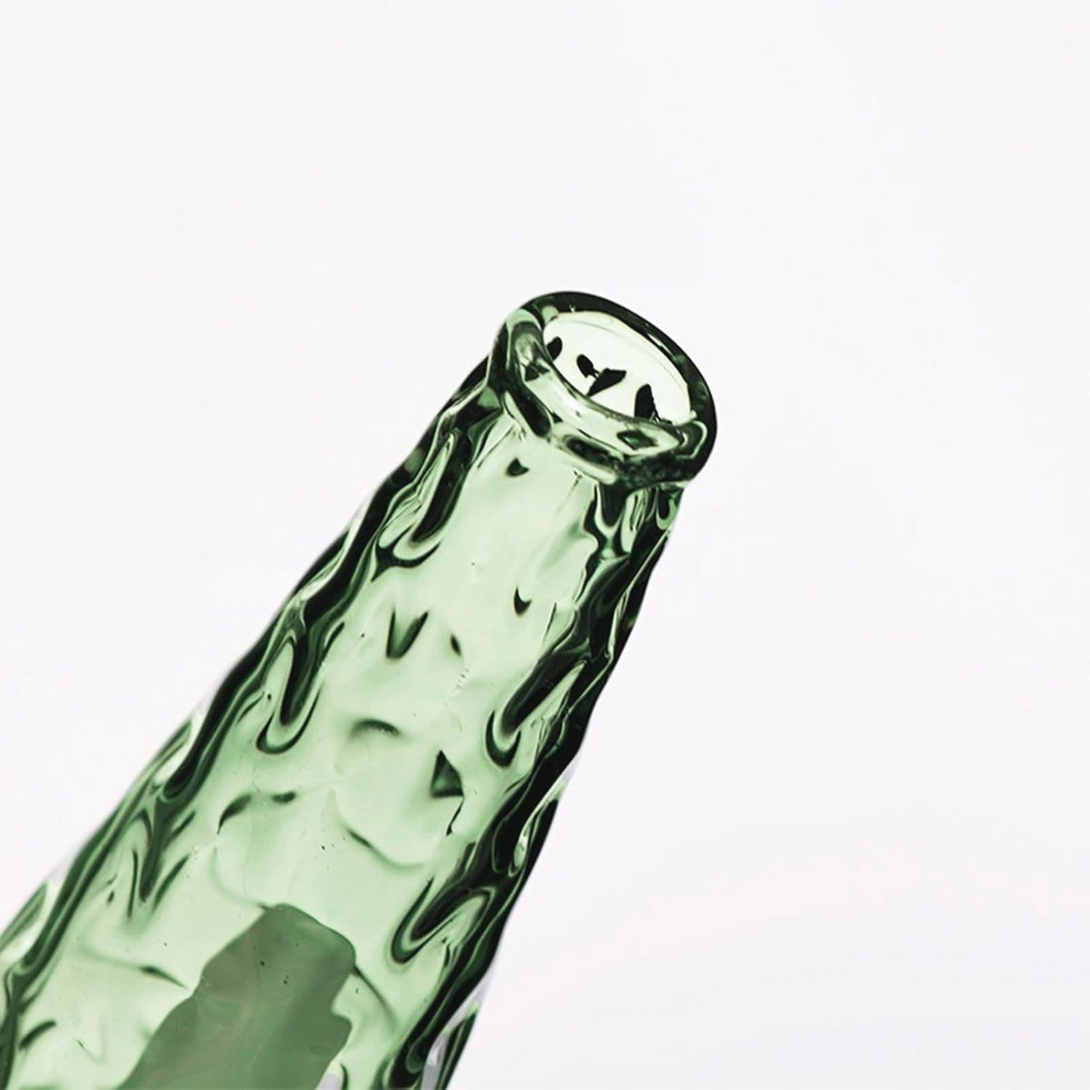 Mini Gradiënt Kristallen Vaas - Glazen Bevestigingsaccessoires (Groen-Blauw)