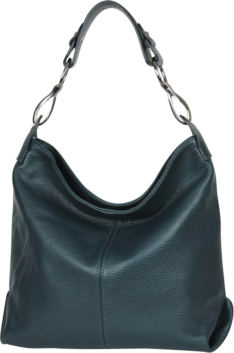 Italian leren schoudertas hobo tas voor dames