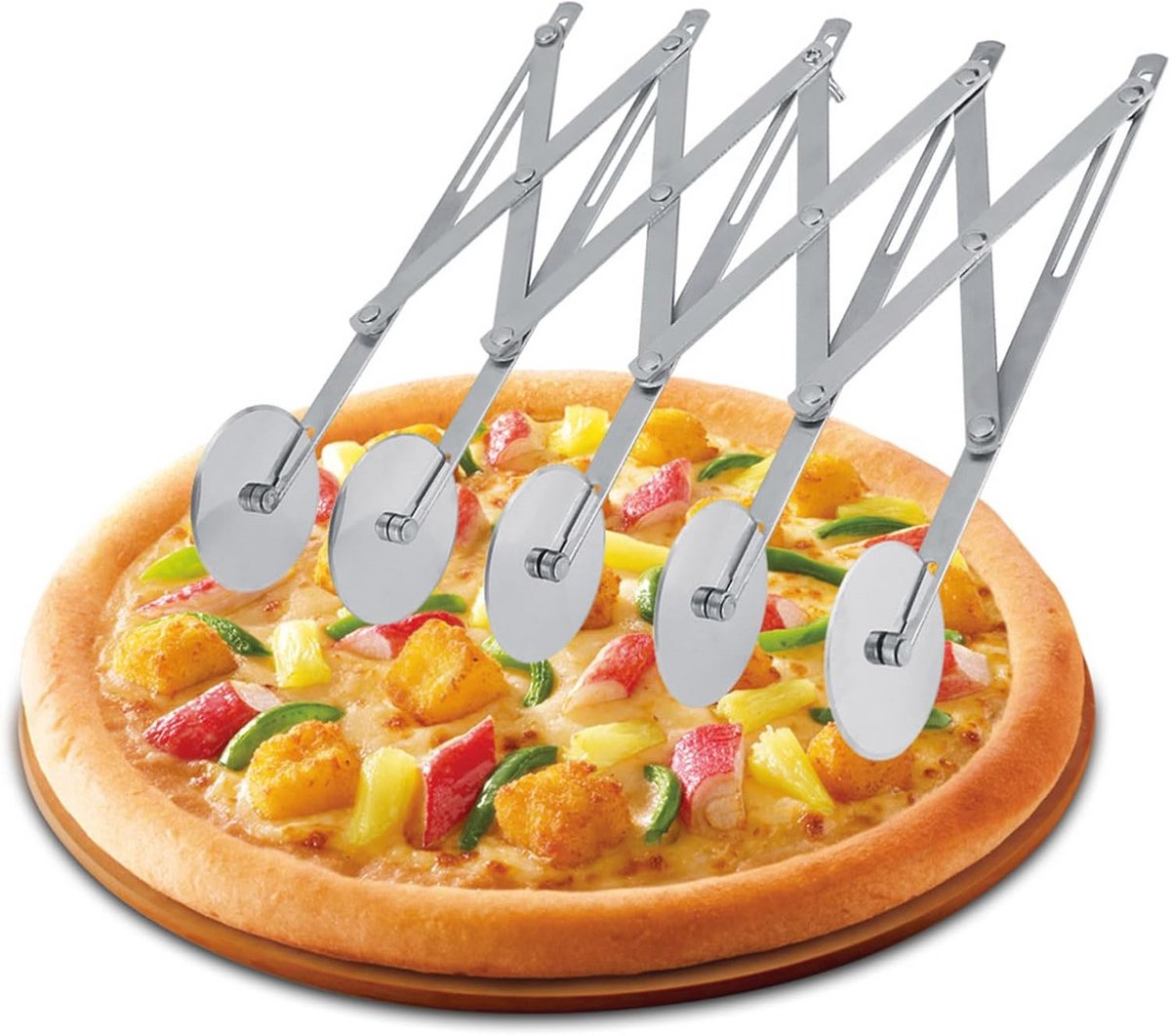 Verstelbare deegsnijder voor keuken en bakgereedschap - Perfect voor cake, pizza en brood