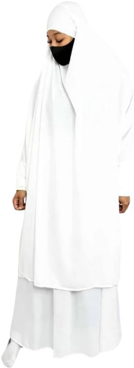 Complete 2-delige Jilbab Set voor Vrouwen met Rok en Abaya Khimar