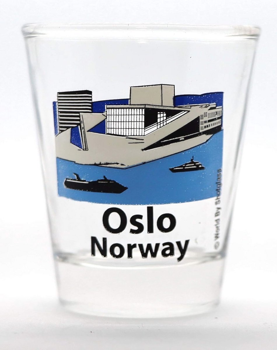Souvenir Shot Glass Oslo Noorwegen