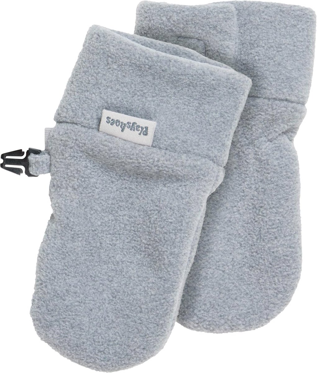 Fleece Baby Fäustlinge Unisex Grijs - Comfortabele en Warme Babywantjes