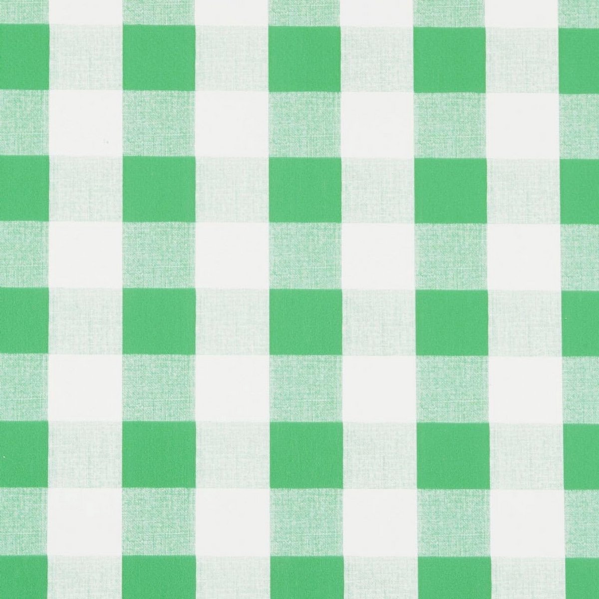 Afwasbaar PVC Tafelkleed Groen Wit Geruit Rechthoekig voor Binnen en Buiten