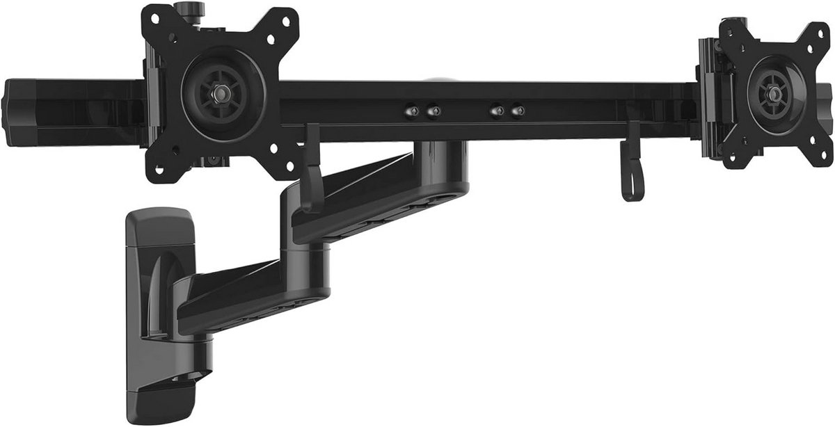 Dual Monitor Arm Wandbevestiging voor 15"-24" Schermen
