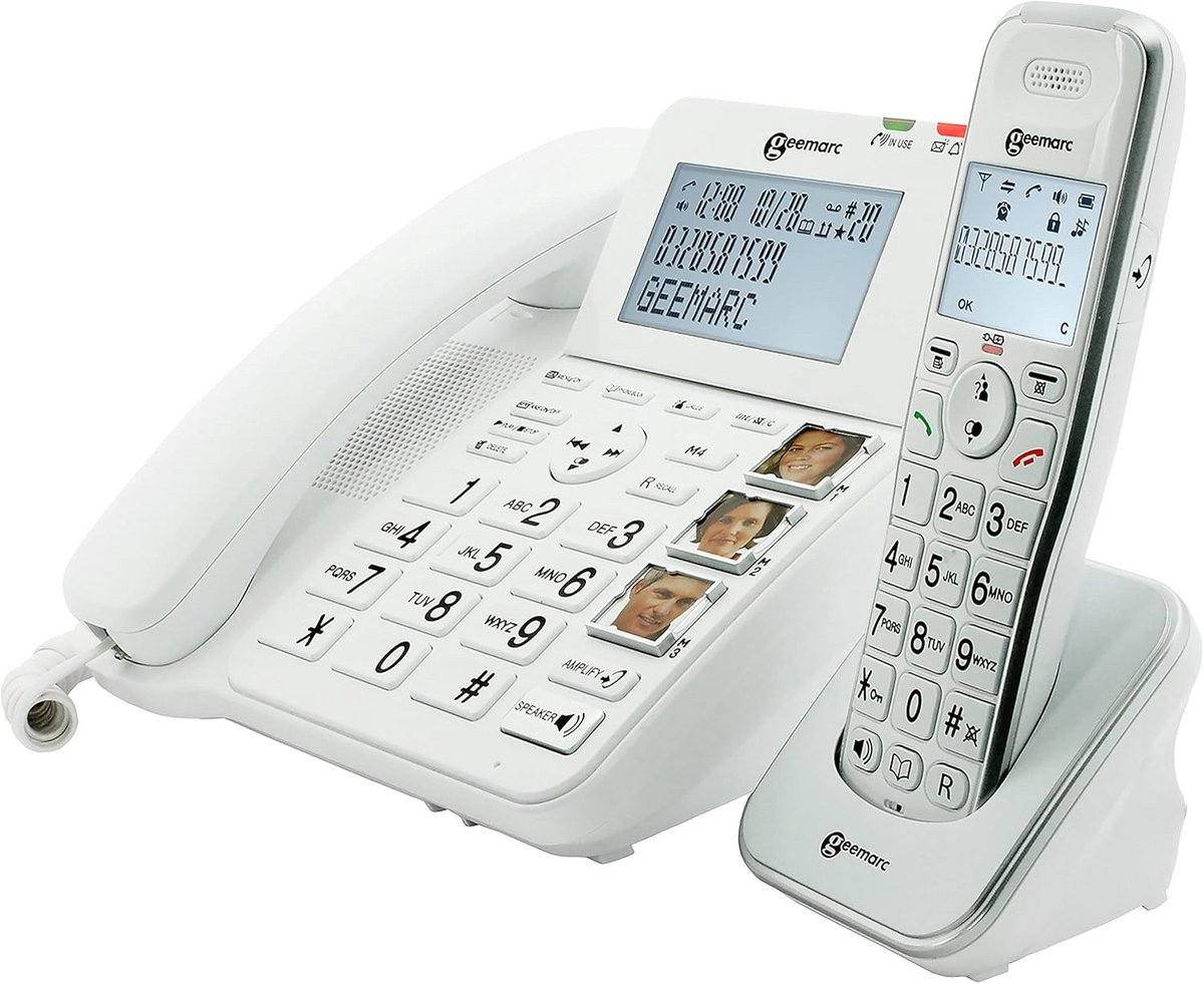 Draadloos Alarm & Hulptelefoon Systeem met Halsband en Polsband