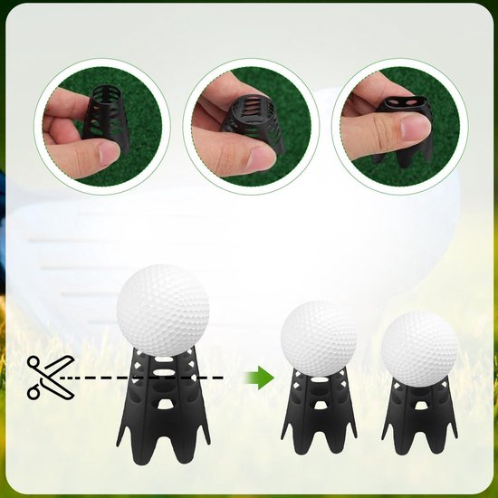 Allecta - Golf Tees Set voor Golf Simulator en Indoor Oefenmat - 15 stuks - Golftraining Accessoires - Winter Turf Driving Range van Allecta — afbeelding 3