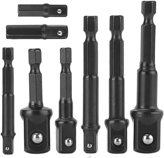 Allecta 8-delige Boor Socket Adapter Set voor Snelle Verandering - CR-V