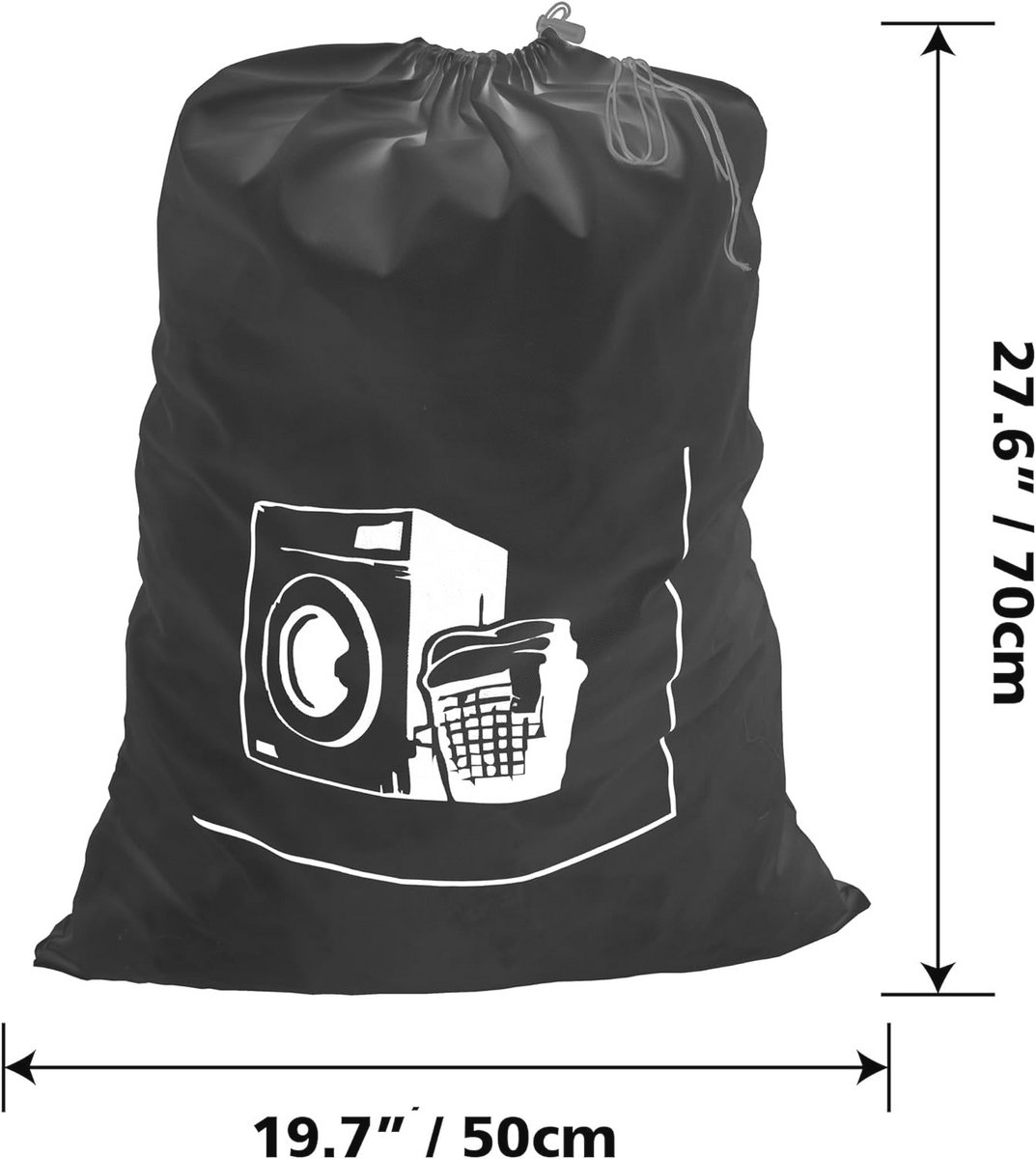 Pack van 2 Linnen Waszakken Heavy Duty - Duurzaam en Herbruikbaar voor Speelgoed en Vuil