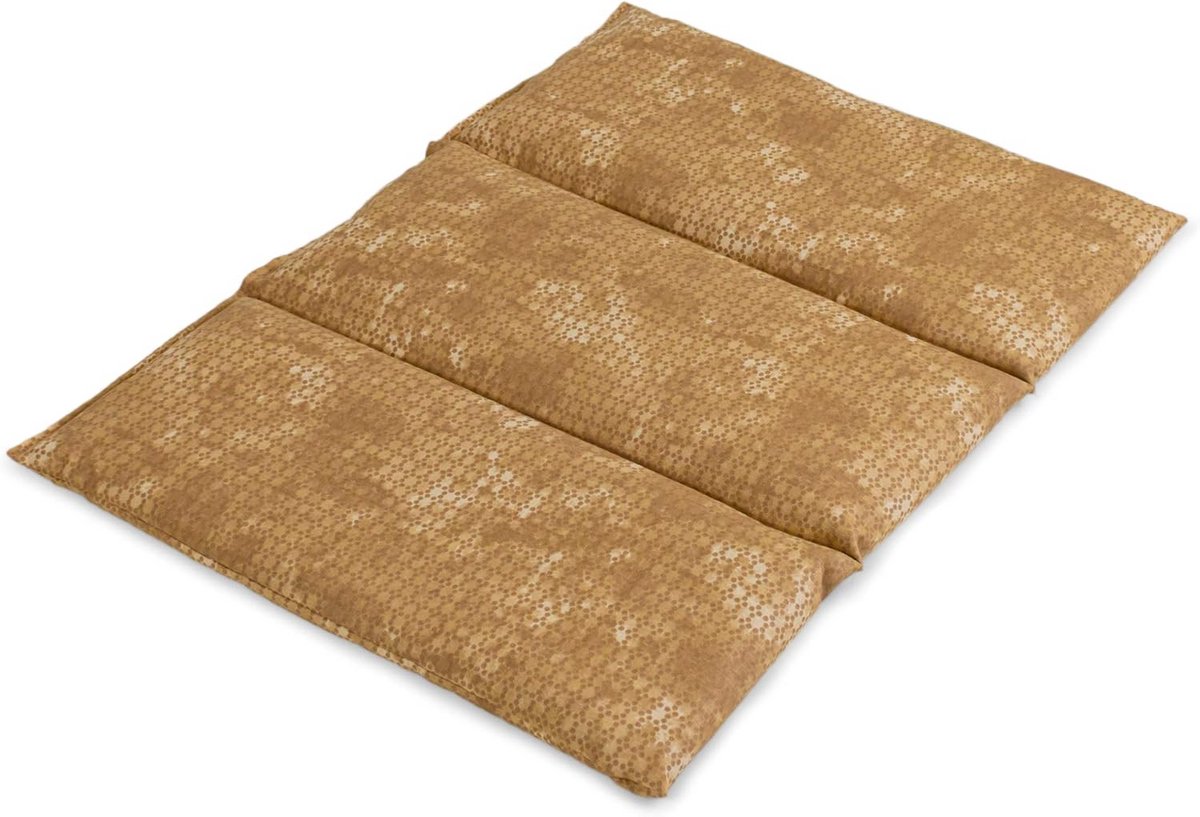 Groot Korrelkussen 40x30 cm - 3 Kamers - Batik Goud - Levensmiddelen