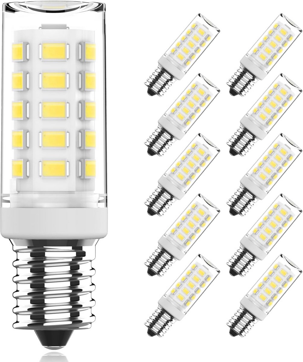 5x E14 LED Lamp Maïslamp Koudwit 3W - Vervanger 30W Gloeilamp - 6000K