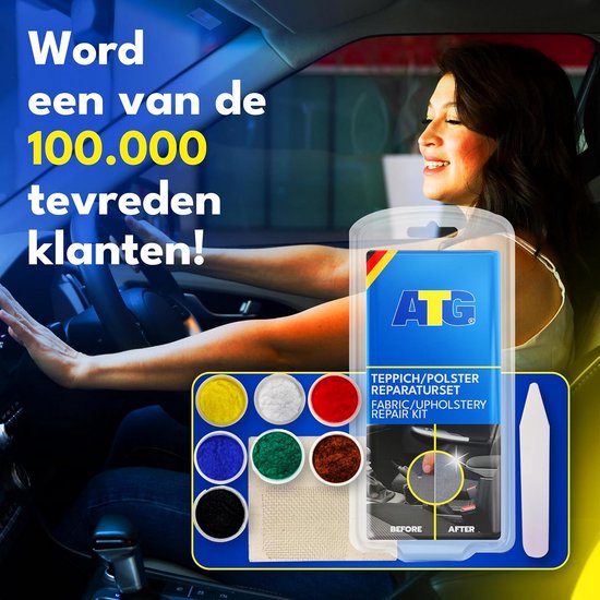 Reparatieset Bekleding Auto: Herstel Brandgaten, Scheuren en Schade in Stoelen en Stof (13-delig) van Merkloos — afbeelding 4