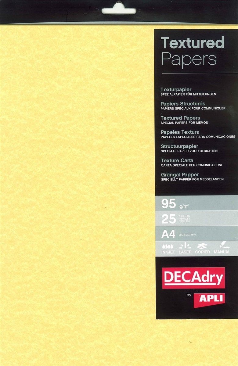 Goud Gekleurd Bakpapier A4 - 25 Vellen - 95 Gram - Voor Knutselen & Printers
