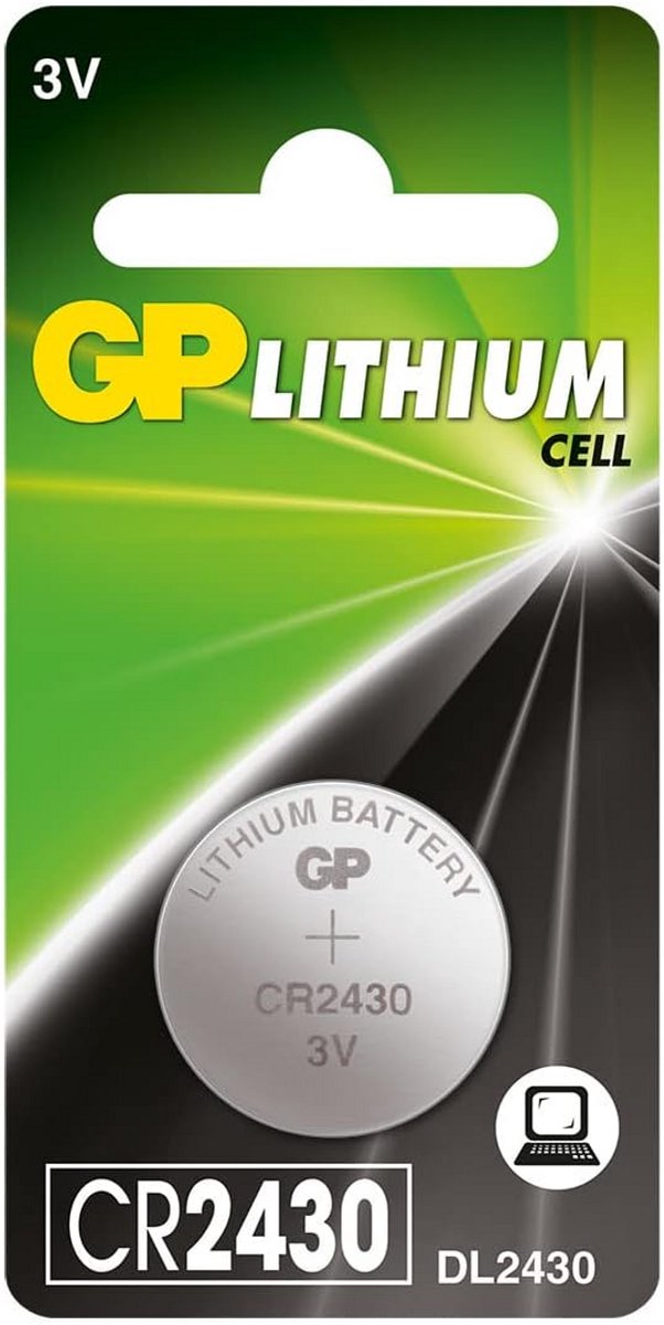Lithium knoopcel batterij DL2430 270 mAh