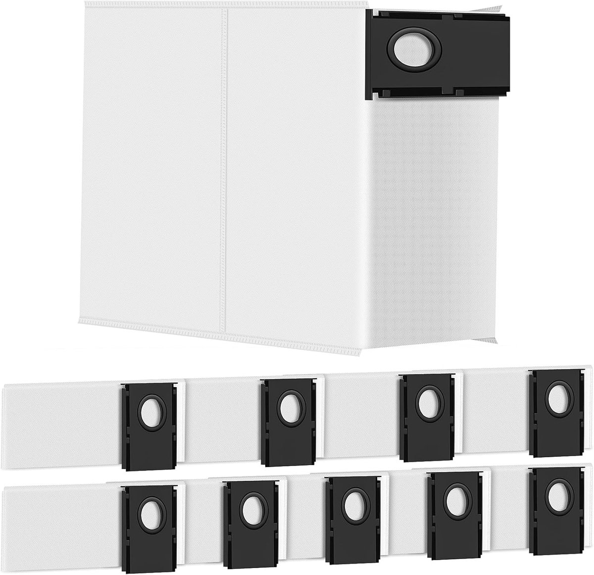 10 stuks stofzakken - geschikt voor Eureka J15 Pro - J15 Pro Ultra & Media V15 Pro robotstofzuiger - 3L Grote Capaciteit - Vervangende Stofzak