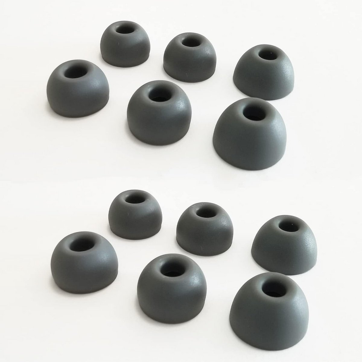 Silicone Oordopjes Vervanging voor Beats Fit Pro en Studio Buds 6 Paar Grijs