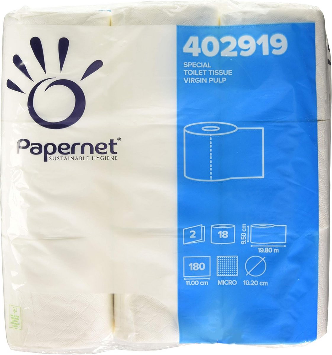 Zacht 2-laags Toiletpapier op Rol - Cellulose - Voordeelverpakking