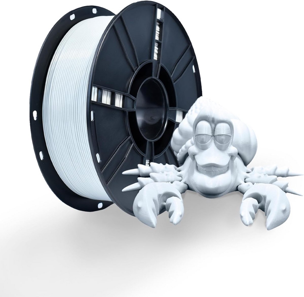 PETG Filament 1.75mm Lichtgrijs voor 3D Printer - 1KG Hoge Snelheid & Precisie