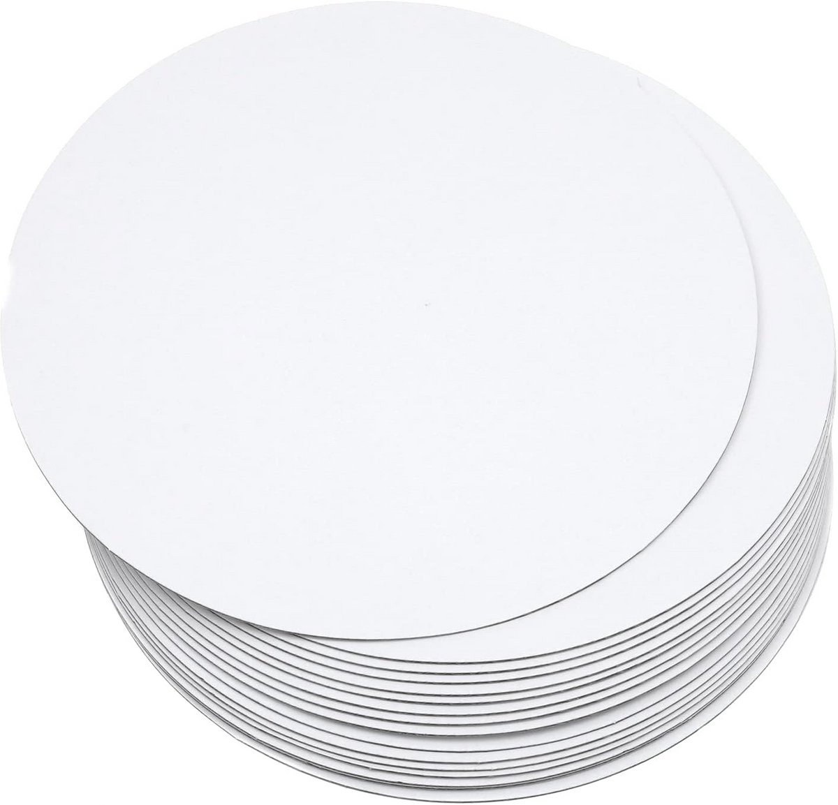 25x Ronde Taartkartons Wit - 15 cm Cake Boards Cilinder Basis Voedselveilig