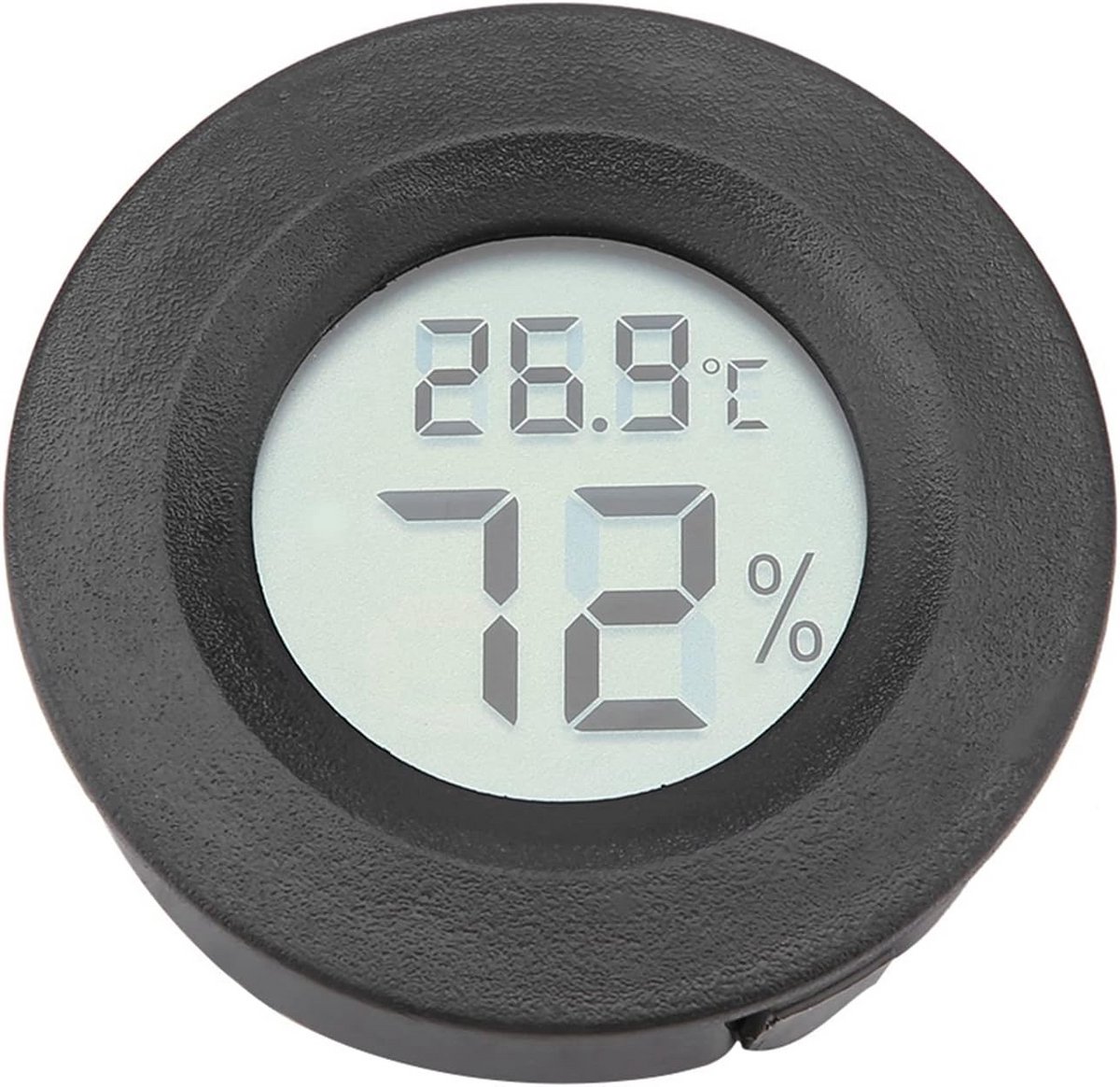 Digitale Hygrometer Thermometer Binnen - Temperatuur en Vochtigheidsmeter met Groot LCD Scherm en Achtergrondverlichting
