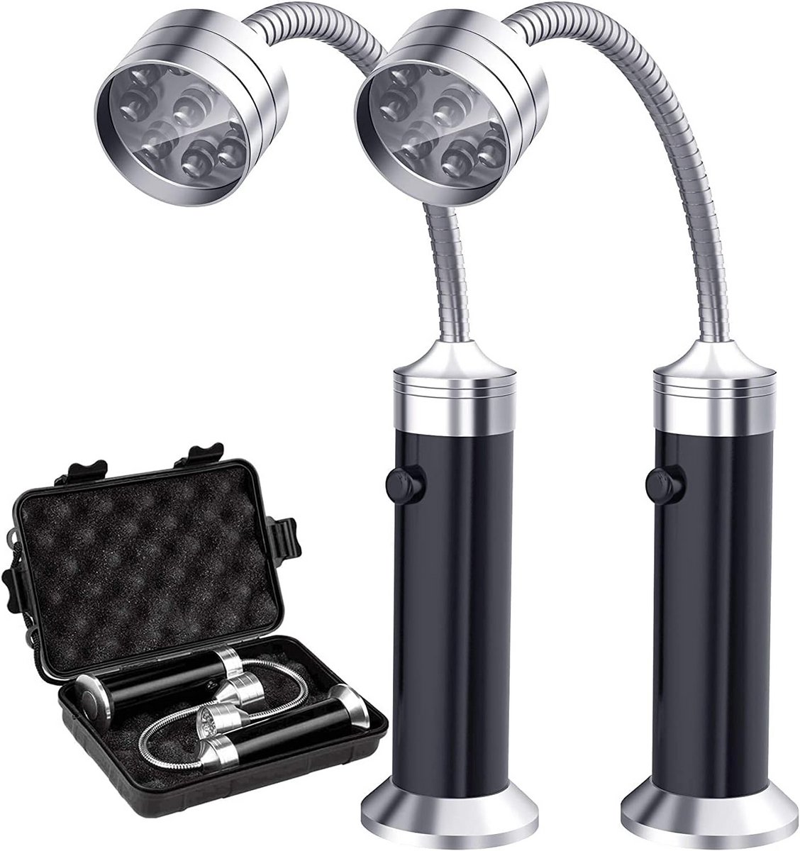 Set van 2 Magnetische LED Grilllampen - Flexibel BBQ Licht met 360° Draaibaarheid