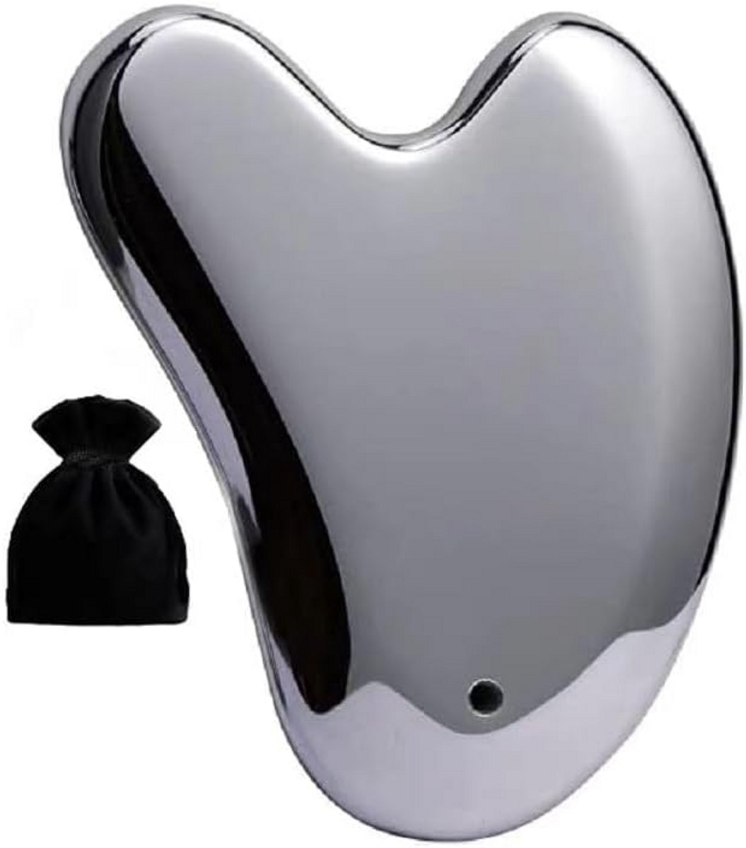 Gua Sha Gezichtstool van Terahertz Steen voor Gezichtsmassage