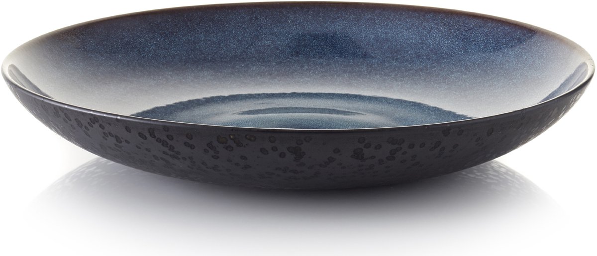 BITZ Schaal Dia. 40 cm Zwart/Donkerblauw