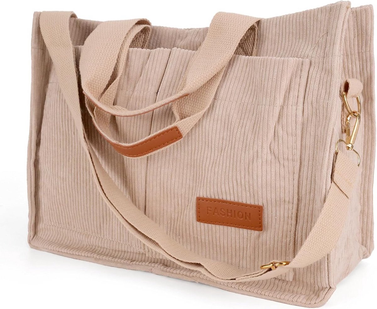 Middentas Dames Shopper Tas met Luipaardprint - Strandtas & Boodschappentas