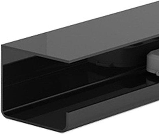 VIVO Onder bureau 42 cm kabelbeheerlade, stekkerhouder