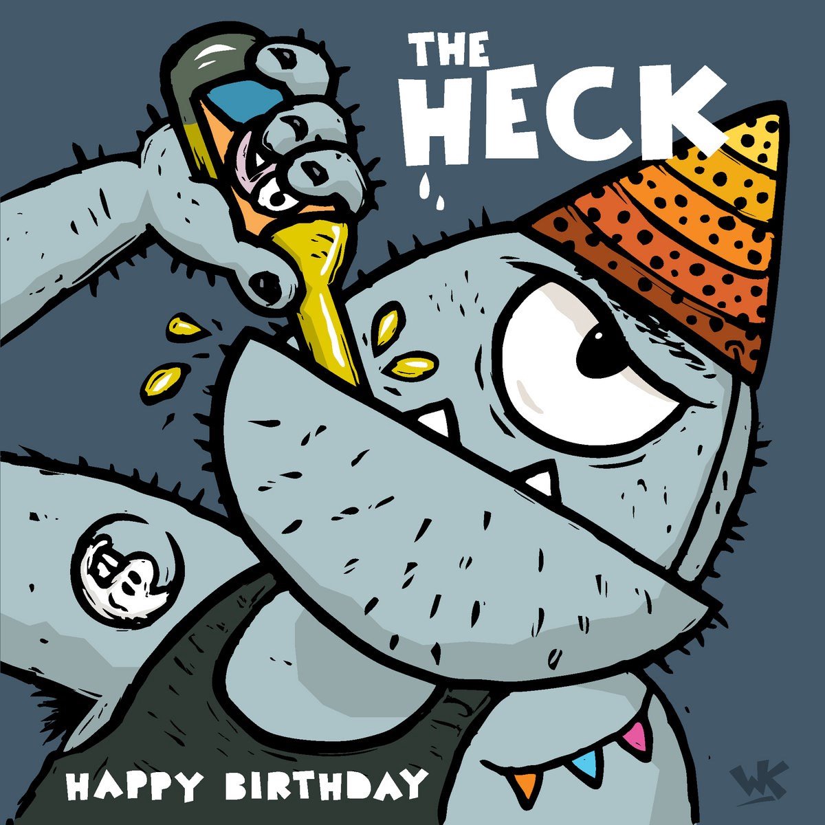 The Heck - Happy Birthday/Party Time (7" Single) (Coloured Vinyl)