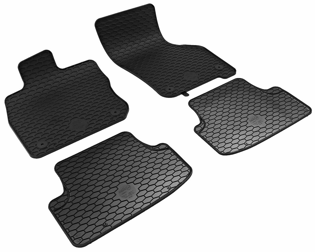 Automatten voor Volkswagen GOLF 8 hatchback MHEV eTSI (vanaf 2020) - 4-delig - Rubber