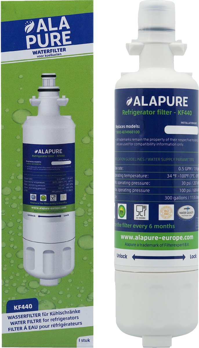 Waterfilter voor Kuppersbusch 4874960100