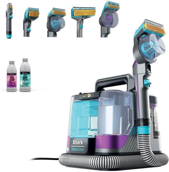 Shark StainStriker HairPro Vlekkenreiniger – StainStriker – 450W – Meubelreiniger, Tapijtreiniger – Incl. Accessoireset / Huisdieren Tool – PX250EUT