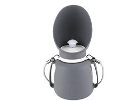 Hond reizen waterfles, opvouwbare lekdichte dispenser, 800ml feeder met lanyard, handig en reisvriendelijk, huisdier drinkschaal voor kleine, middelgrote, grote honden, 9.84x5.31 inch