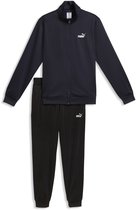 Donkerblauw trainingspak met Puma-logo op de jas en broek.