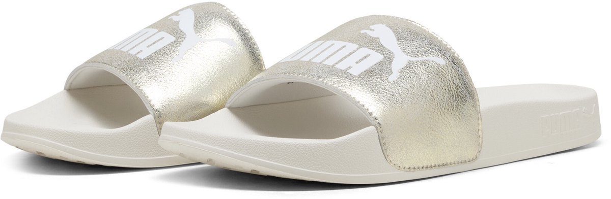 PUMA Leadcat 2.0 Metallic Whisper Dames Slippers PUMA -PUMA -Warm Goud