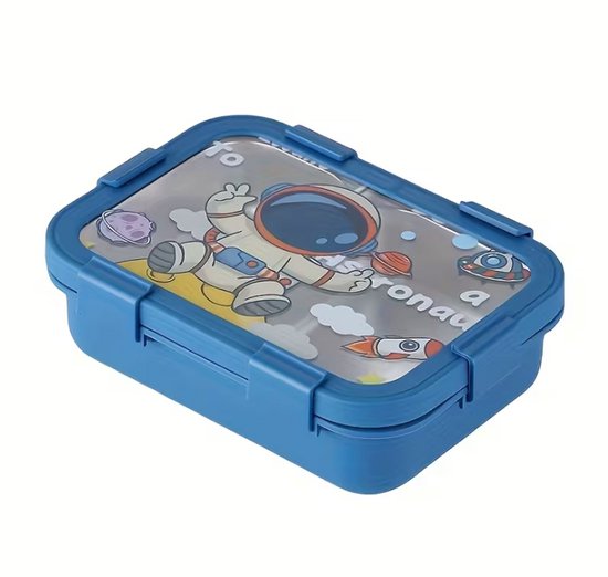 Boîte à lunch Dutchers® en acier inoxydable Enfants - Sans Tissus nocives - Sans BPA - Étanche - Lavable au lave-vaisselle - Pratique pour École! Boîte à lunch en acier inoxydable Enfants - Acier inoxydable 304 - Boîte à lunch compartimentée - Espace