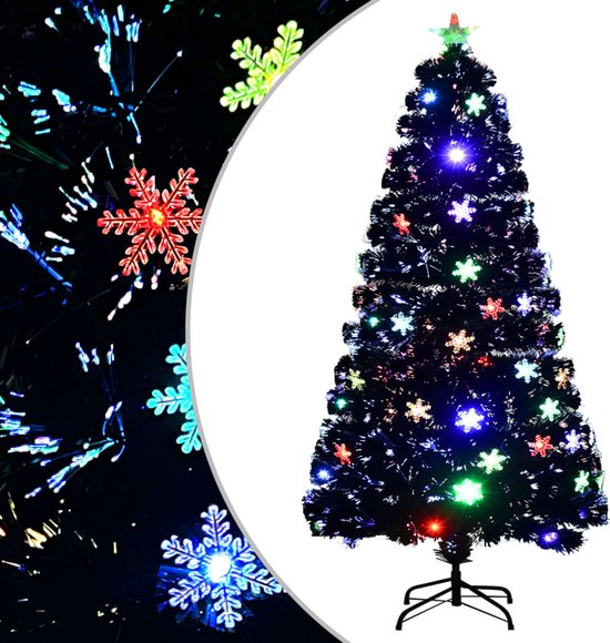 Everlands - Mini Kerstboom - Met sneeuw - Met verlichting - 75 cm | Leen Bakker