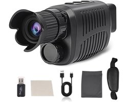 Nachtkijker-Nachtkijker met infrarood-800 meter monokulaire nachtkijker - ingebouwde 2000mAh batterij - HD-infrarood 5x digitale zoom verrekijker - geschikt voor vogels kijken, jagen, kamperen en reizen.