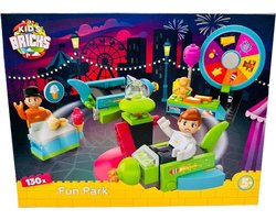 Kids Bricks - Fun Park - Pretpark - Bouwset - 130 delig - Bouwstenen - Kinderen - Speelgoed