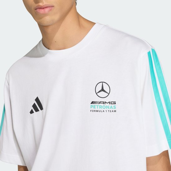 Adidas Performance Mercedes - Amg Petronas Formula 1 Team Dna T-Shirt - Heren - Wit van Merkloos — afbeelding 3
